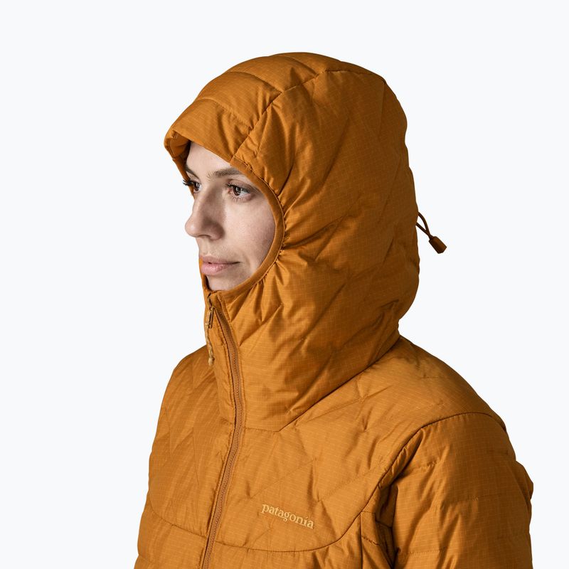 Women's insulated jacket Patagonia Durable Down Hoody cinnamon brown 5