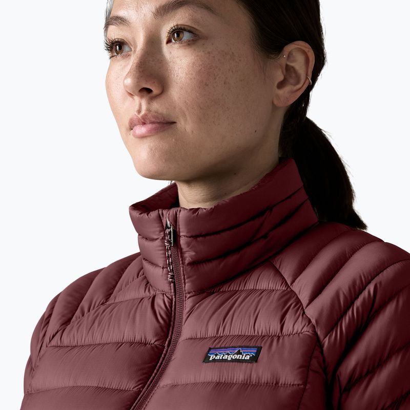 Women's down jacket Patagonia Down Sweater dark ruby 4