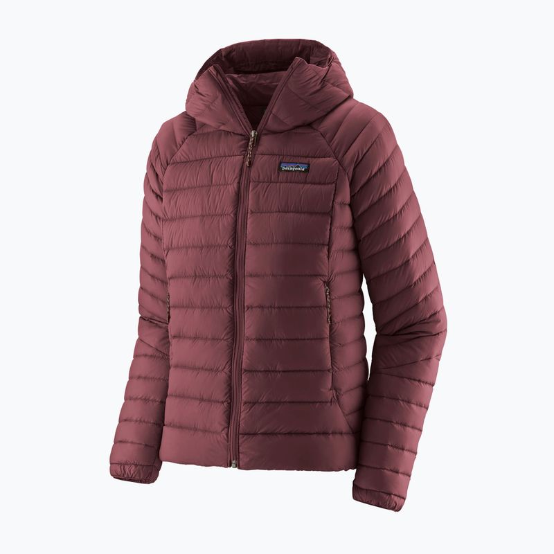 Women's down jacket Patagonia Down Sweater Hoody dark ruby 11