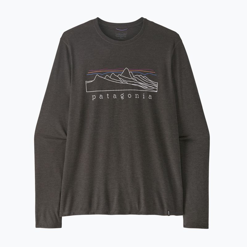 Men's longsleeve Patagonia Cap Cool Trail Stratapeaks ink black