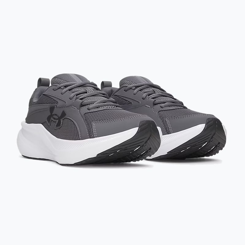 Men's running shoes Under Armour Assert 11 castlerock/white/black 4
