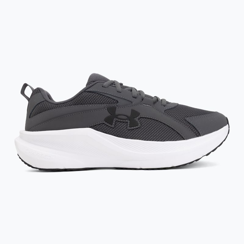 Men's running shoes Under Armour Assert 11 castlerock/white/black 2