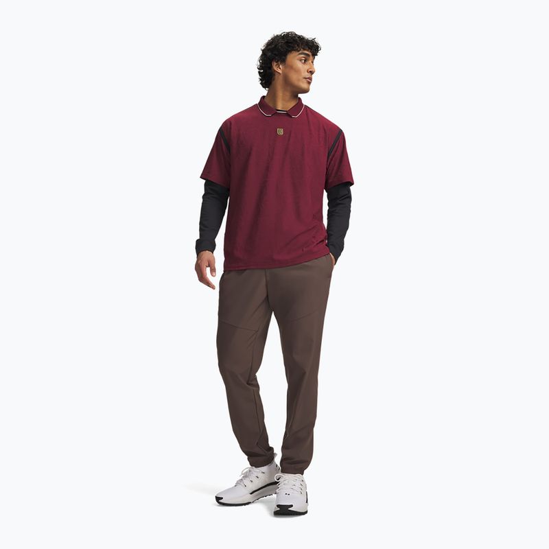 Men's trousers Under Armour Vibe Woven Jogger peppercorn/highland buff 2