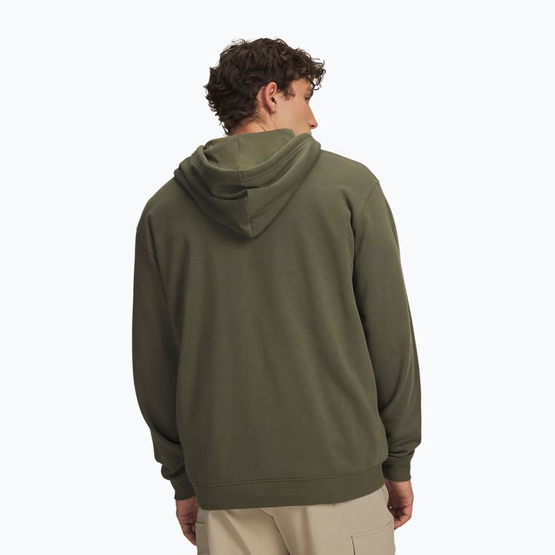 Men's sweatshirt Under Armour Rival Fleece Full Zip marine od green/white 2