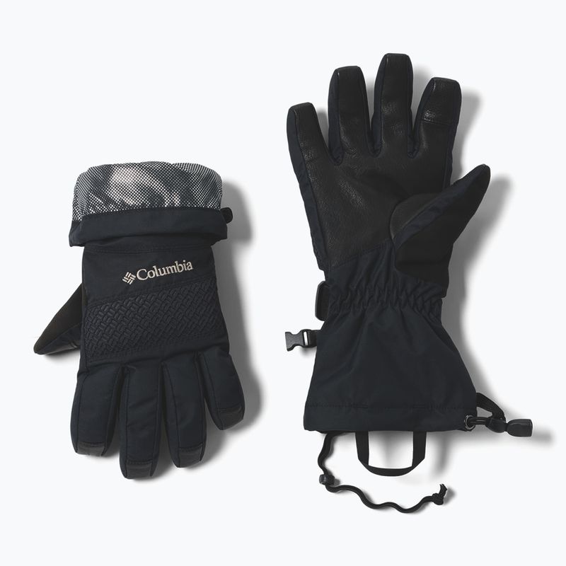 Women's ski gloves Columbia Whirlibird III black/black 2