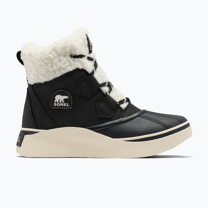 Women's snow boots Sorel Out N About IV Chillz Wp black/sea salt 2