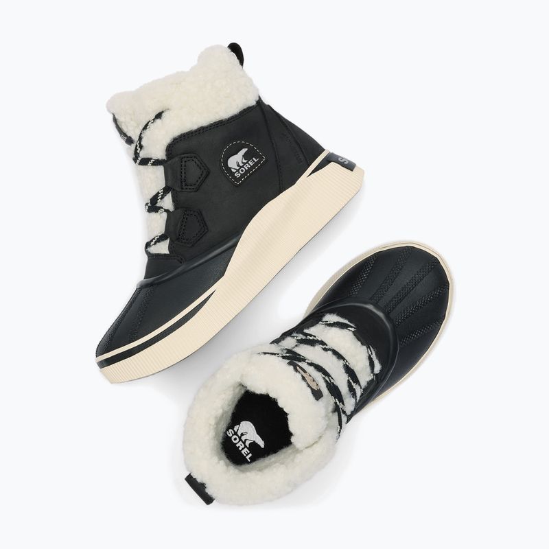 Women's snow boots Sorel Out N About IV Chillz Wp black/sea salt 7