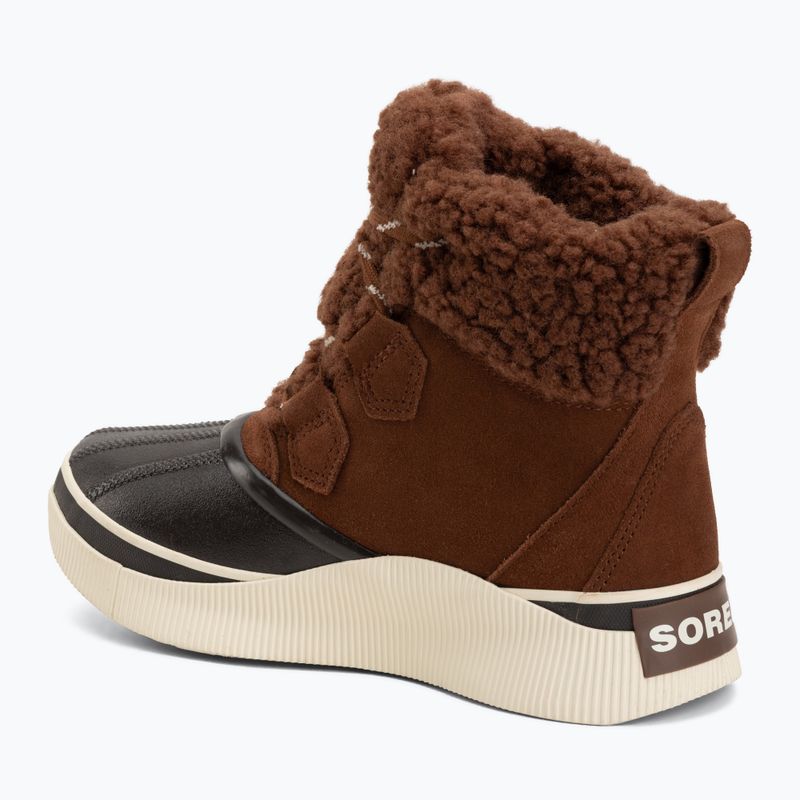Women's snow boots Sorel Out N About IV Chillz Wp dark auburn/blue 3