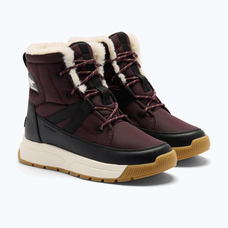 Women's snow boots Sorel Whitney III Mid Wp red lodge/black 4