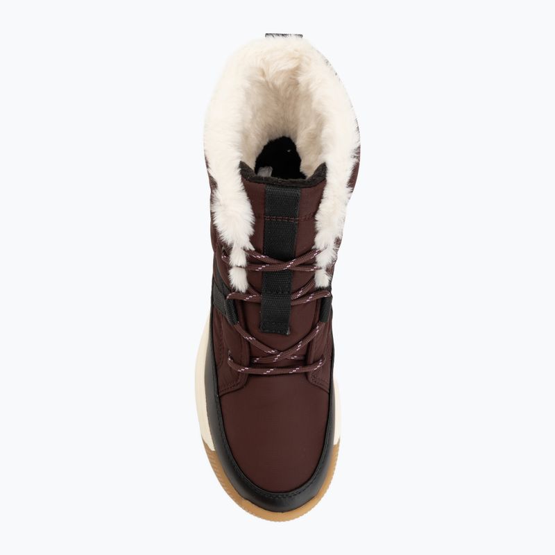 Women's snow boots Sorel Whitney III Mid Wp red lodge/black 5