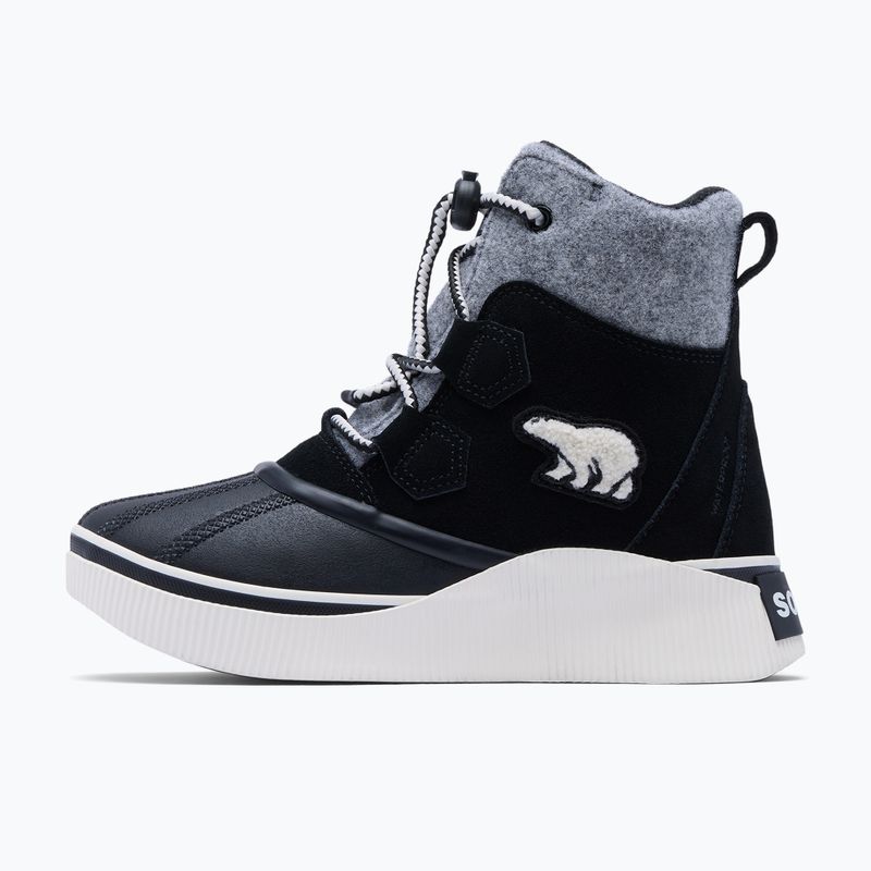 Children's snow boots Sorel Out N About IV Chillz Waterproof black/chalk 3