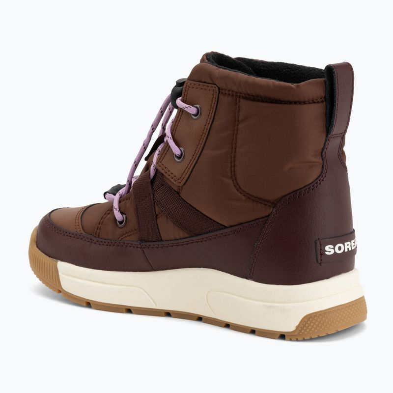 Children's snow boots Sorel Whitney III Mid Wp dark auburn/red 3