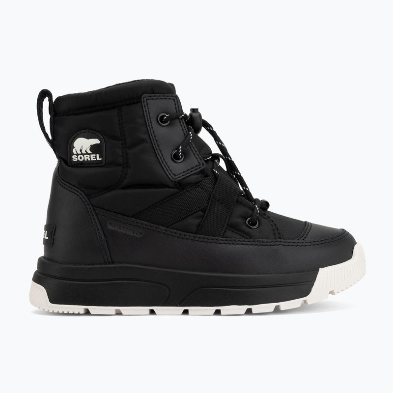 Children's snow boots Sorel Whitney III Mid Wp black/black 2
