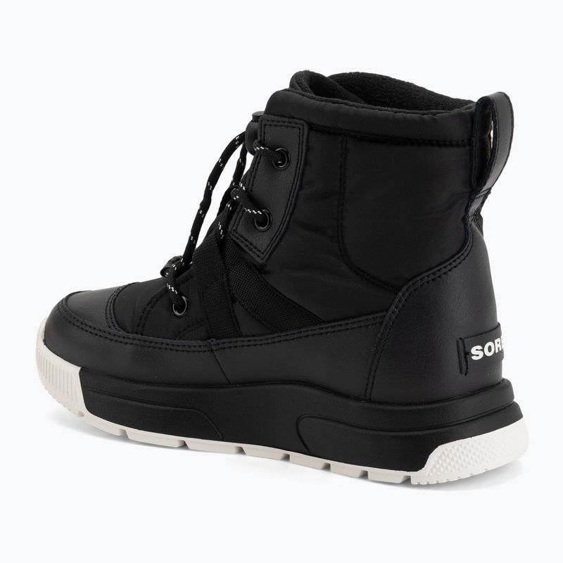 Children's snow boots Sorel Whitney III Mid Wp black/black 3