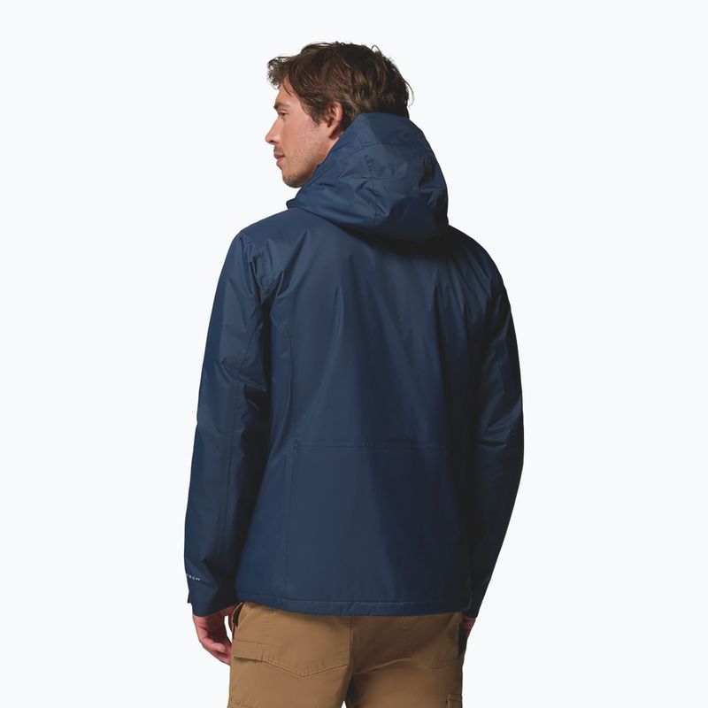 Women's 3-in-1 jacket Columbia Pulaski III Interchange collegiate navy 3