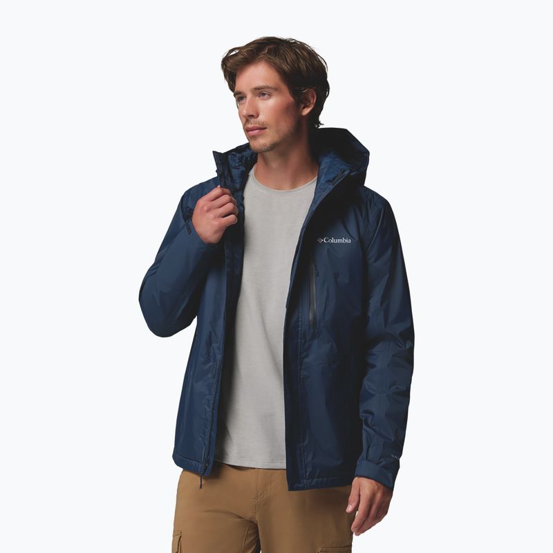 Women's 3-in-1 jacket Columbia Pulaski III Interchange collegiate navy 5