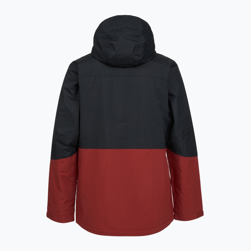 Men's ski jacket Columbia Iceberg Point II red oxide/black 2