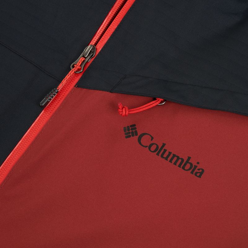 Men's ski jacket Columbia Iceberg Point II red oxide/black 3