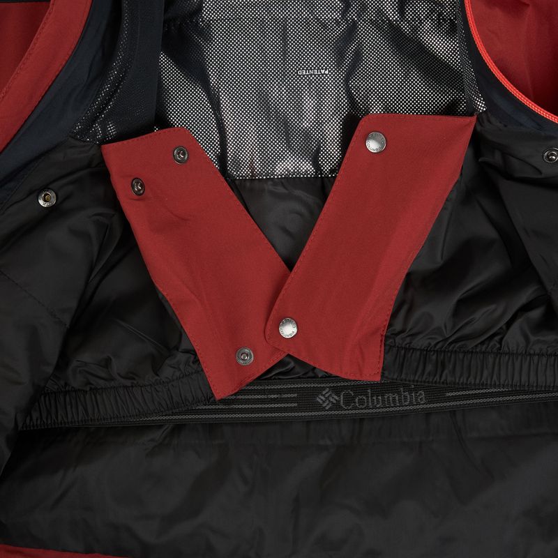 Men's ski jacket Columbia Iceberg Point II red oxide/black 7