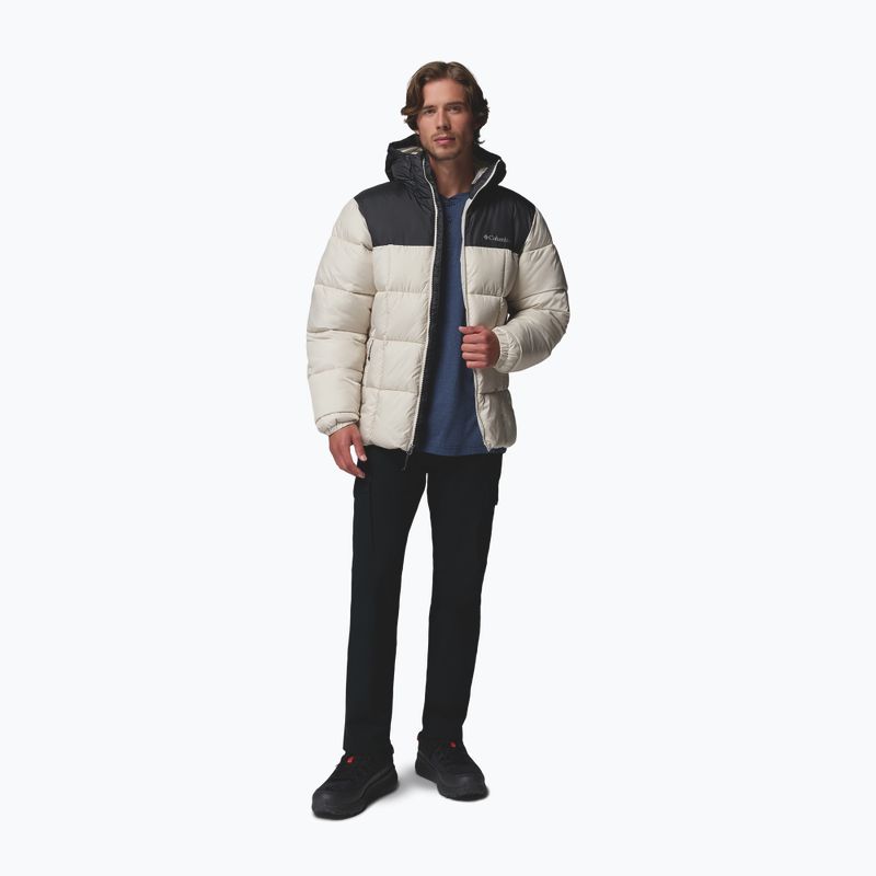 Men's insulated jacket Columbia Puffect IV Hooded dark stone/shark 2