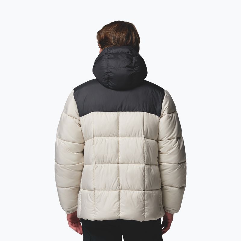 Men's insulated jacket Columbia Puffect IV Hooded dark stone/shark 3