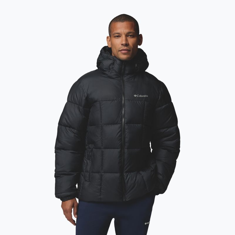 Men's insulated jacket Columbia Puffect IV Hooded black