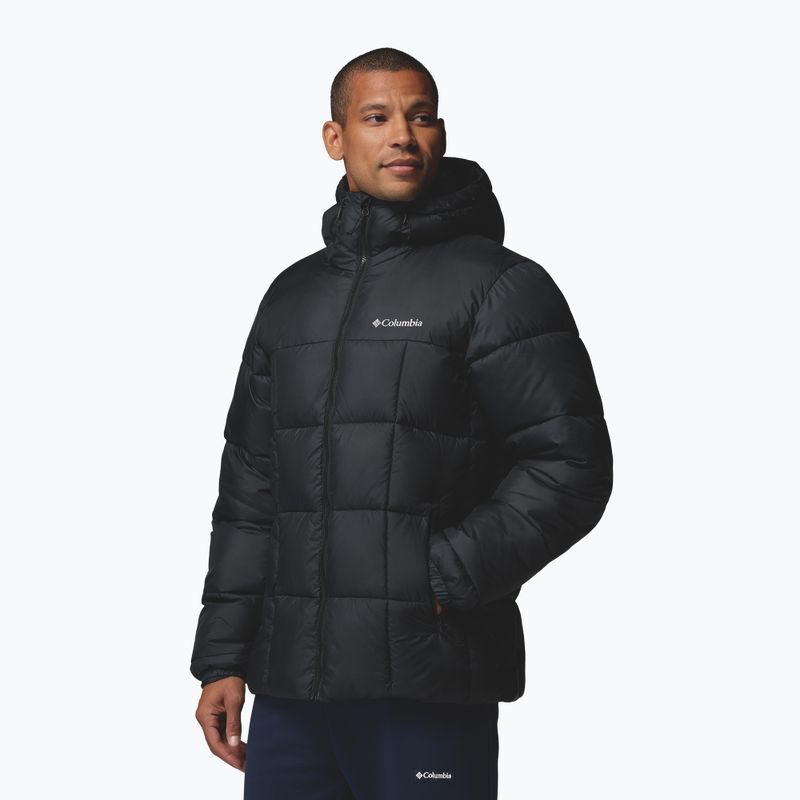 Men's insulated jacket Columbia Puffect IV Hooded black 4