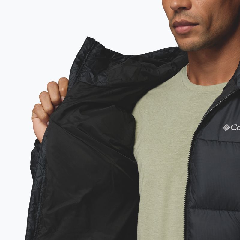 Men's insulated jacket Columbia Puffect IV Hooded black 8