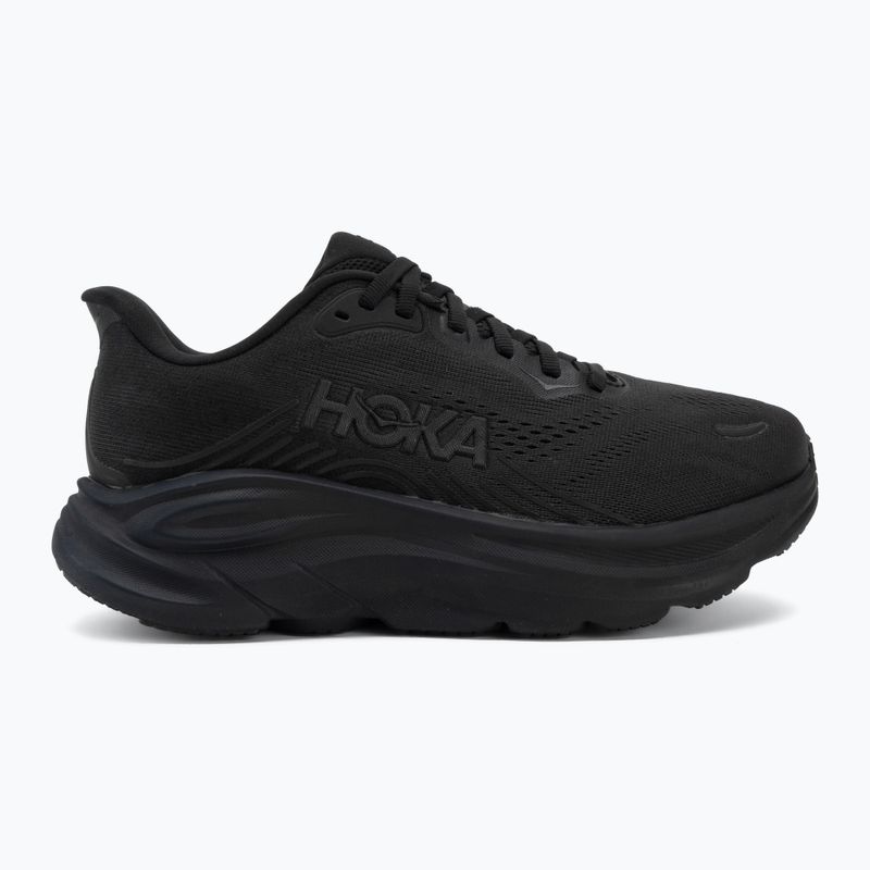 Women's running sweatshirt HOKA Clifton 11 Wide black/black 2
