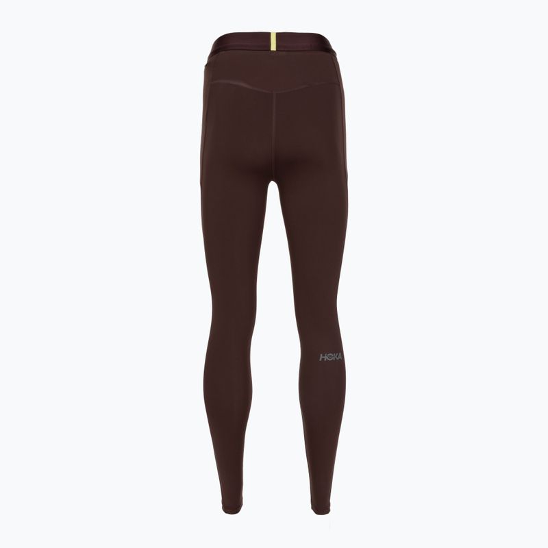 Women's running leggings HOKA Novafly Run Tight 25" deep mauve 2