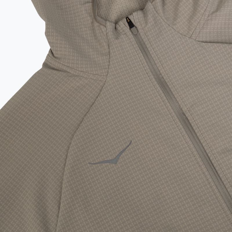 Men's running jacket HOKA Sky Glow Half Zip pebble grey 3