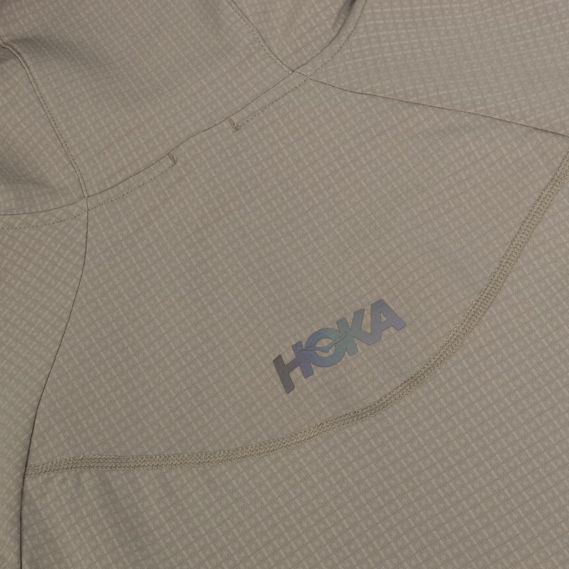 Men's running jacket HOKA Sky Glow Half Zip pebble grey 4