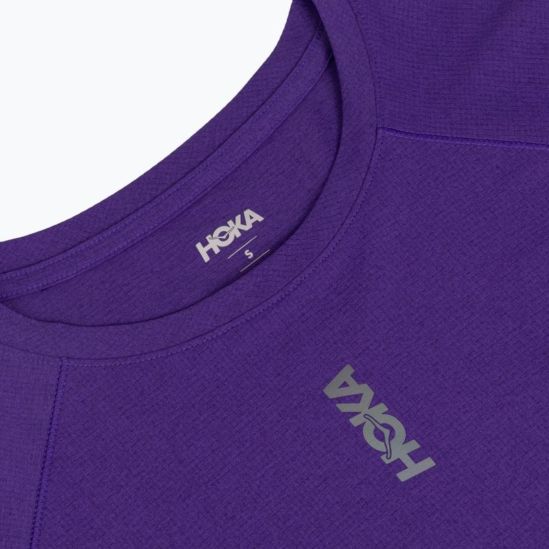 Men's running shirt HOKA EveryRun Short Sleeve cosmic purple 3