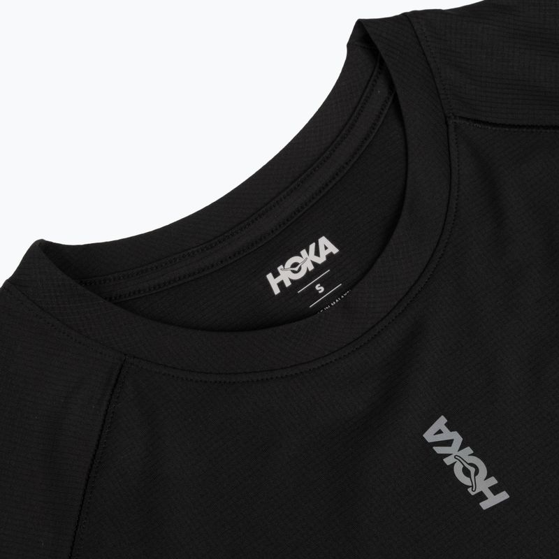Women's running shirt HOKA EveryRun Short Sleeve black 3
