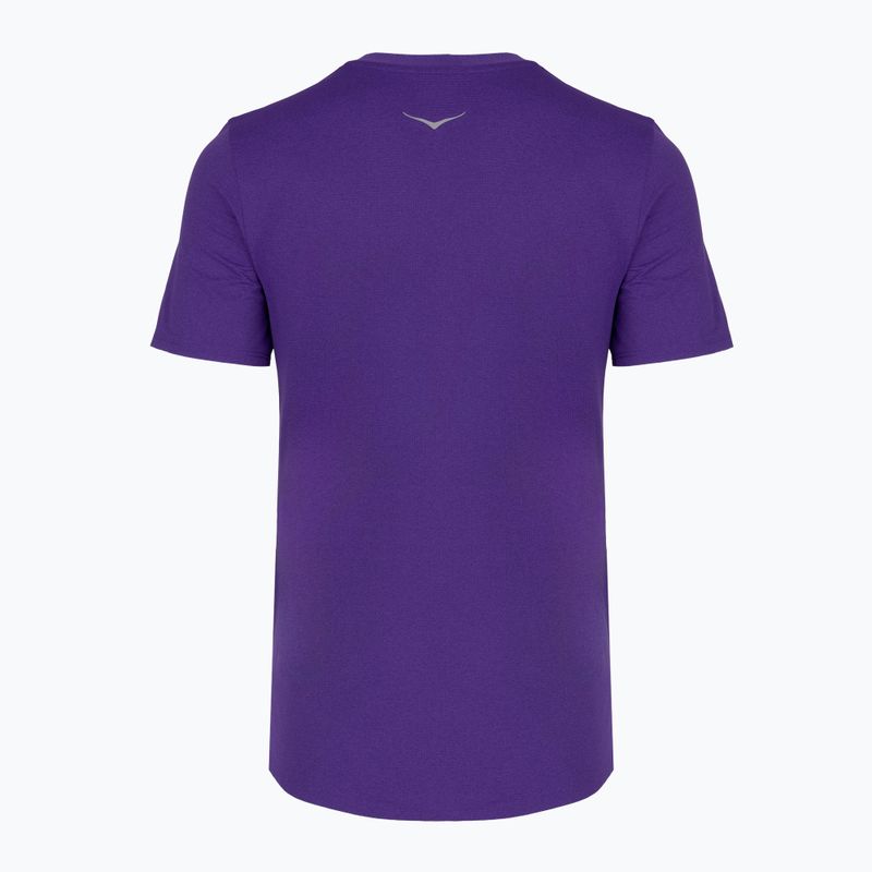 Women's running shirt HOKA EveryRun Short Sleeve cosmic purple 2