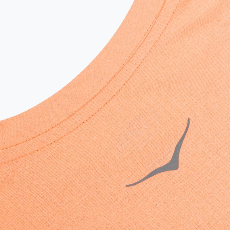 Women's running shirt HOKA EveryRun Short Sleeve sunstone 4