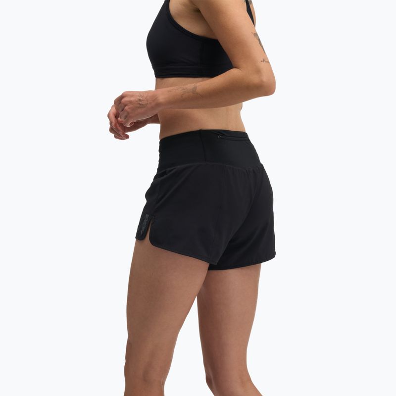 Women's running shorts HOKA Glide Short 3.5" Brief black 3