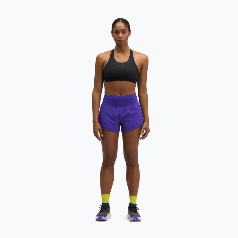 Women's running shorts HOKA Glide Short 3.5" Brief cosmic purple 2