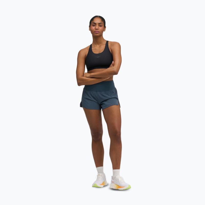 Women's running shorts HOKA Glide Short 3.5" Brief varsity navy 2