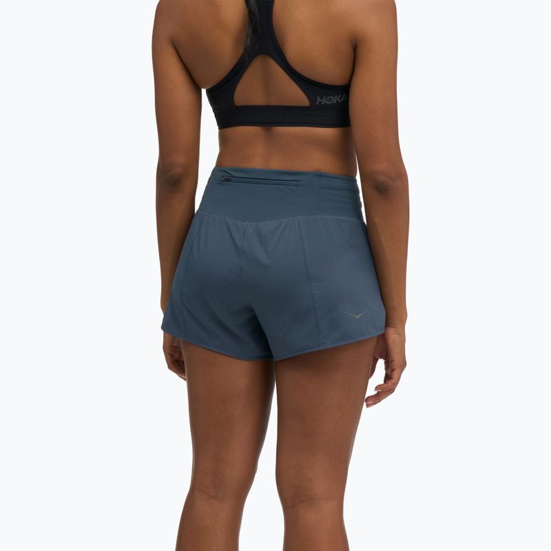 Women's running shorts HOKA Glide Short 3.5" Brief varsity navy 3