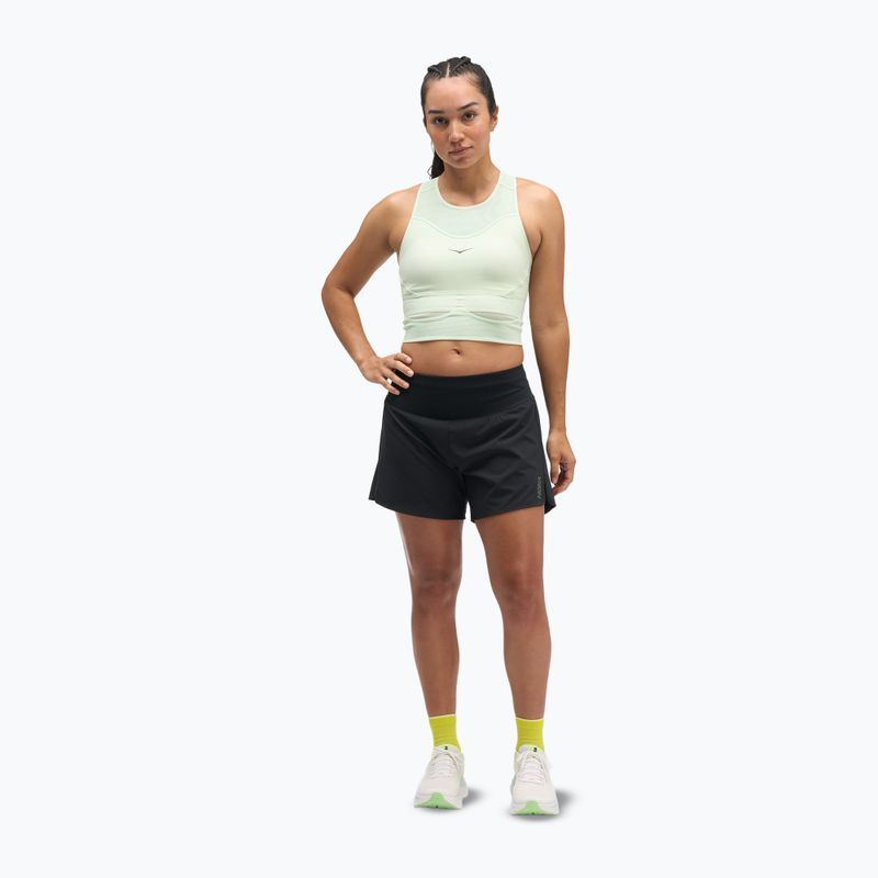 Women's running shorts HOKA Glide Short 5" 2in1 black 2