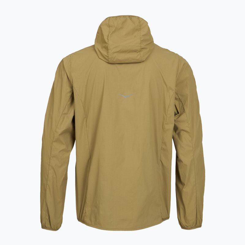 Men's running jacket HOKA Skyflow Wind Jacket caraway seed 2