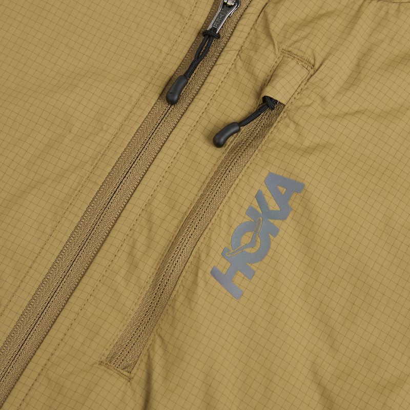 Men's running jacket HOKA Skyflow Wind Jacket caraway seed 3