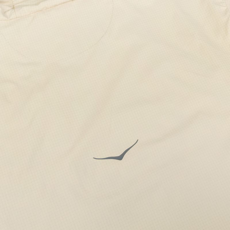 Women's running jacket HOKA Skyflow Wind Jacket oat milk 4