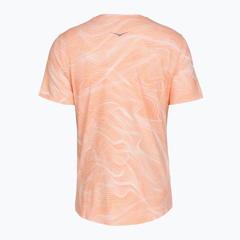 Women's running shirt HOKA EveryRun CLF PRT sunstone print 2