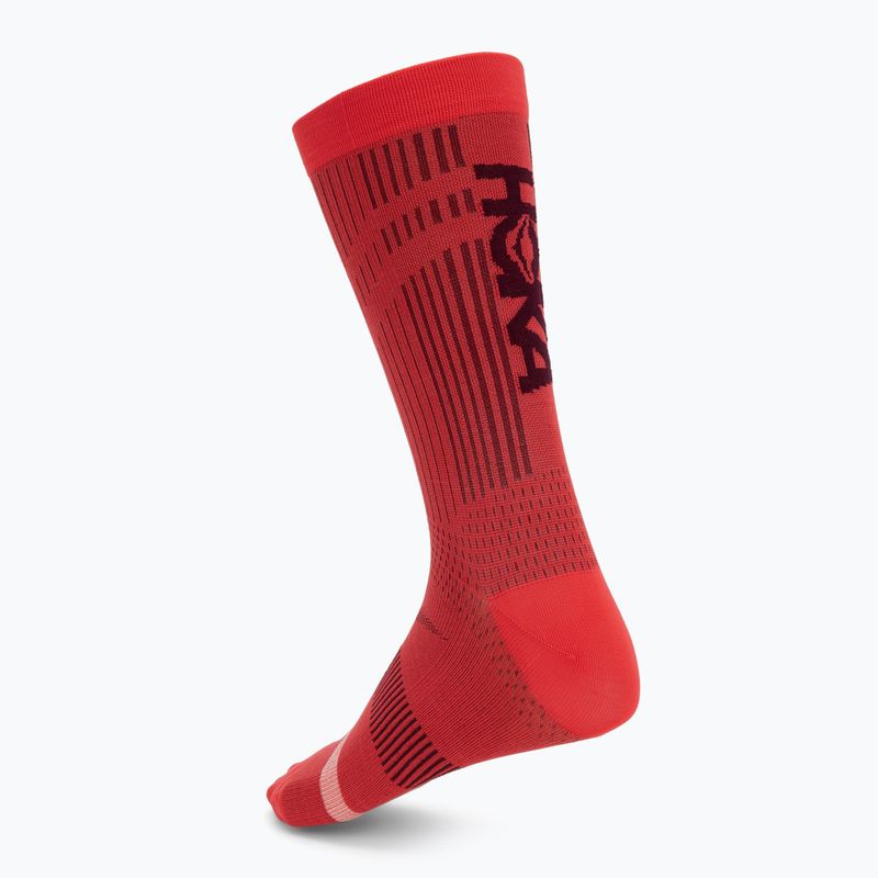 Socks Hoka Trail Race Crew Sock cerise 2