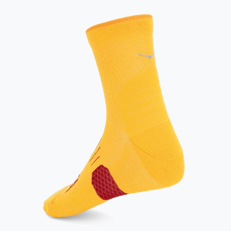 Socks HOKA Quarter Run Sock 3-Pack egg yolk/cerise/virtual violet 5