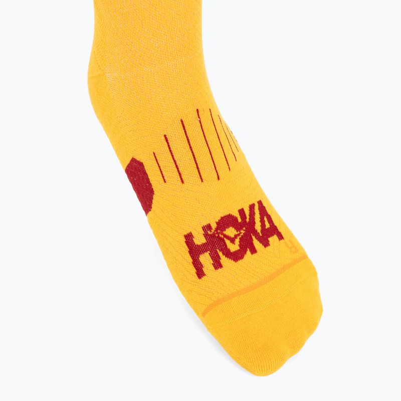 Socks HOKA Quarter Run Sock 3-Pack egg yolk/cerise/virtual violet 6