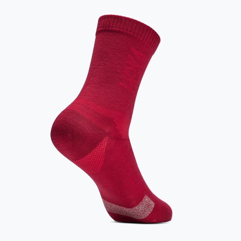 Socks HOKA Merino Crew Sock red agate 3