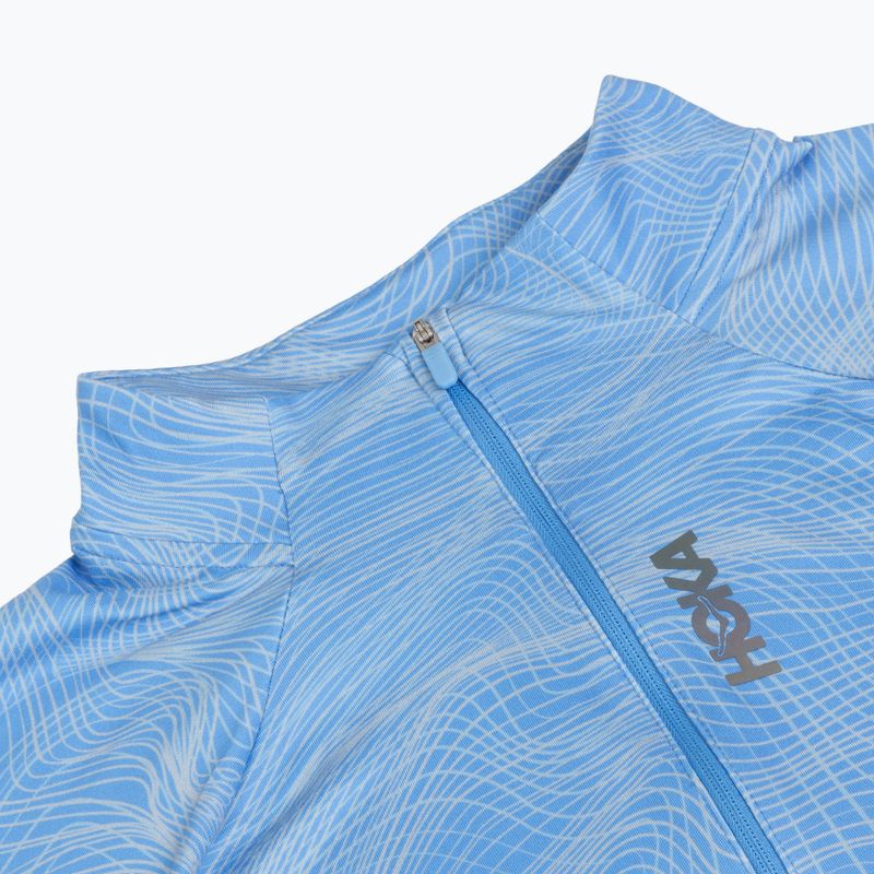 Men's running sweatshirt HOKA Skyform Half Zip CLF PRT mineral blue 3